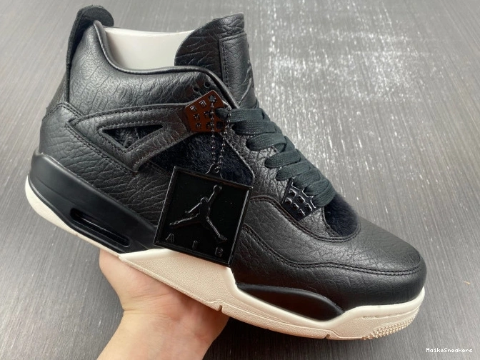 MaikeSneakers Retro Black Hair Pony 4 819139-010 Jordan 0801